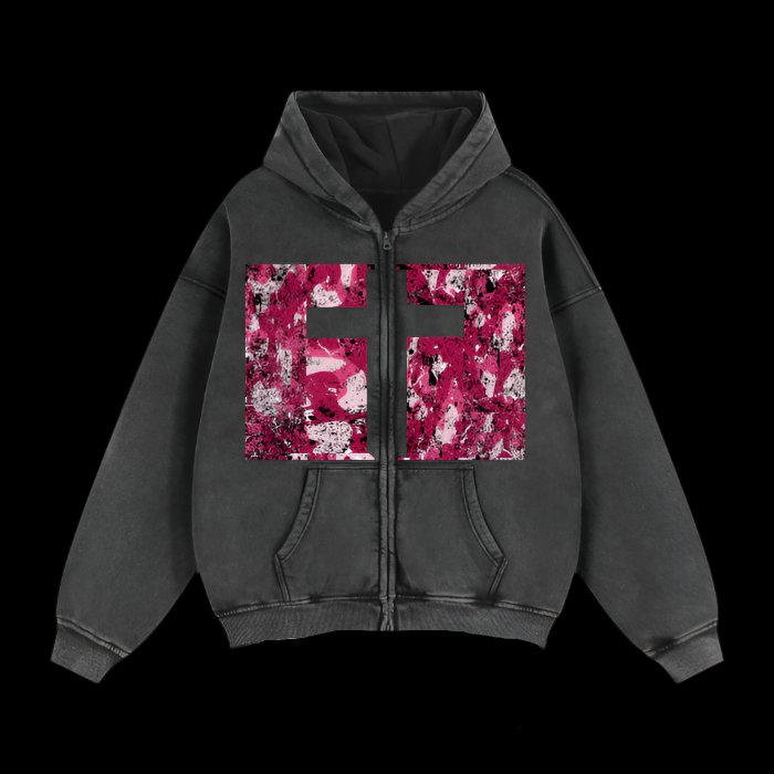 CAMO CROSS ZIP UP