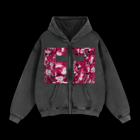 CAMO CROSS ZIP UP